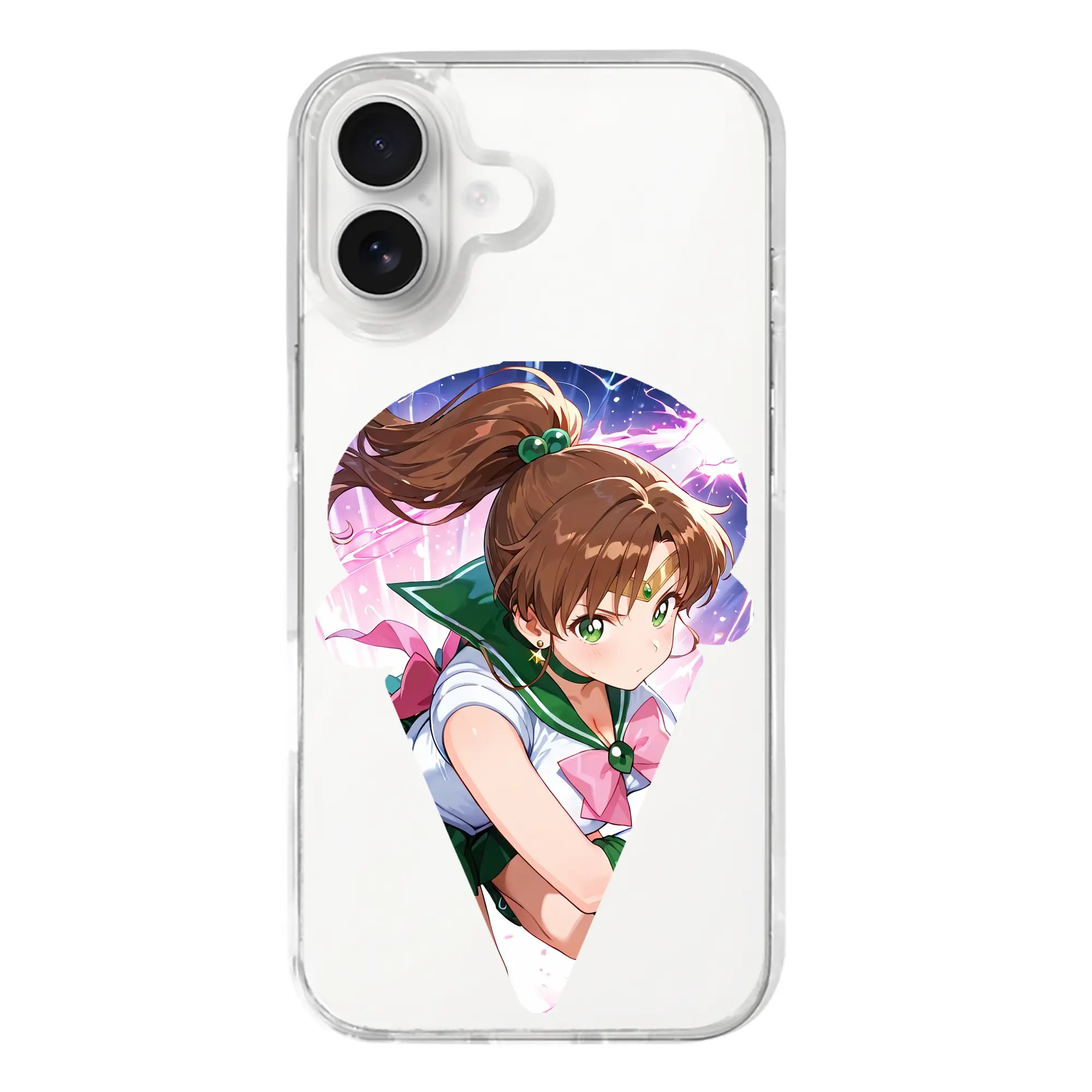 美少女戦士セーラームーン グッズ 木野 まこと - iPhone 17シリーズ 透明スマホケース – 薄型・耐衝撃・精密フィット保護カバー